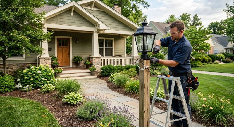 Landscape Lighting Repair in Olathe, KS